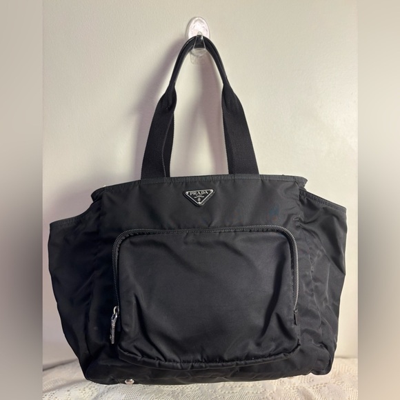 Prada Saffiano Leather Diaper Bag (Overnight Bag) - Picture 1 of 14
